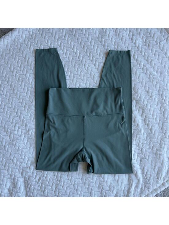 all in motion Pants - All in motion Everyday Soft Wide High Rise 3/4 Length Leggings in Sage Green
